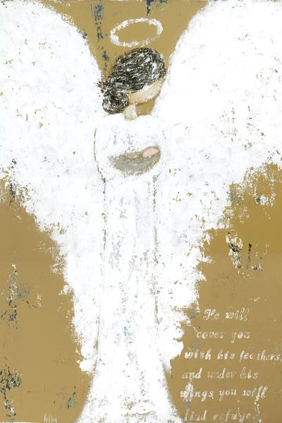 Shabby Chic Décor: Angel Holding Child by Ashley Bradley