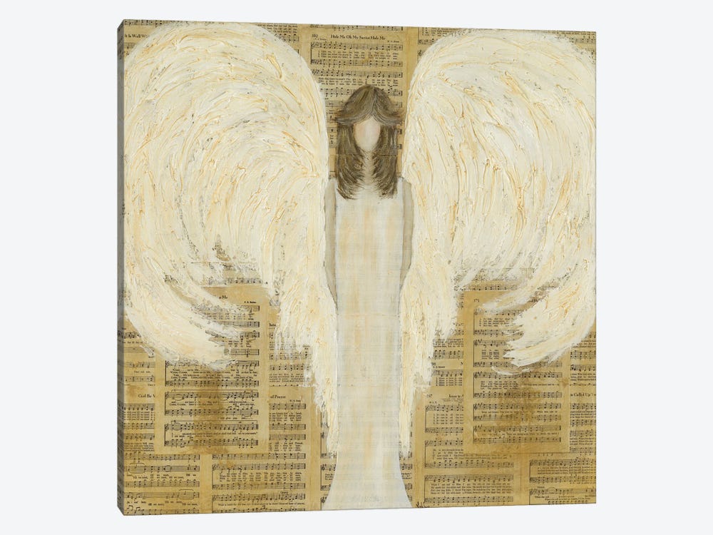 Musical Angel by Ashley Bradley 1-piece Canvas Art Print