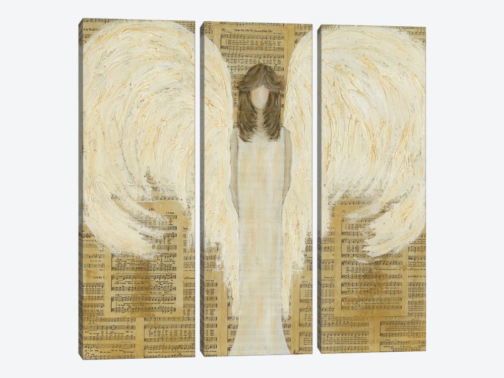Musical Angel by Ashley Bradley 3-piece Art Print