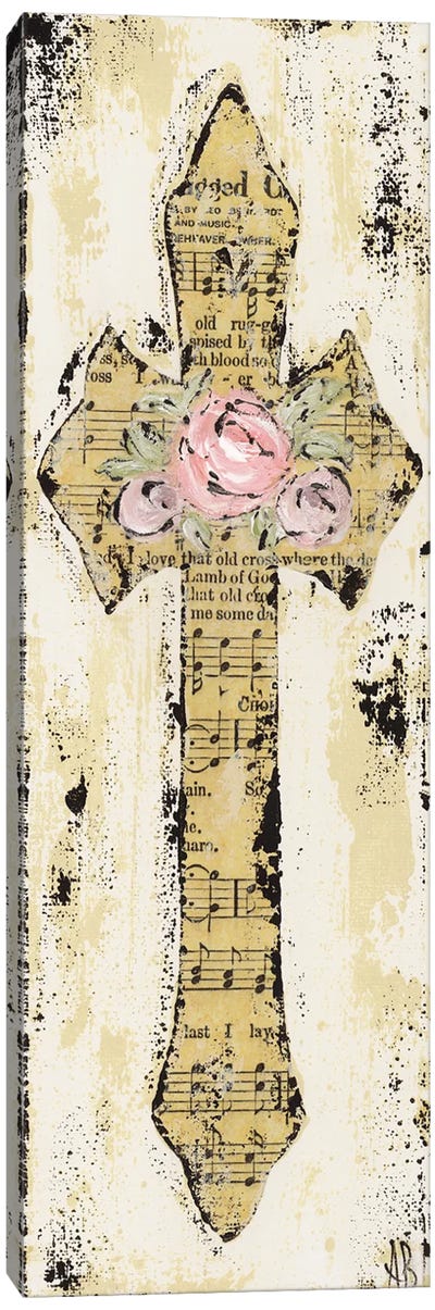 Old Rugged Cross Canvas Art Print - Ashley Bradley