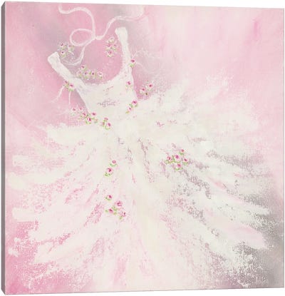 Pink Tutu Canvas Art Print - Ballet Art