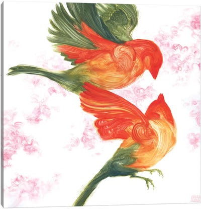 Birds Of Paradise Canvas Art Print - Adam S. Doyle