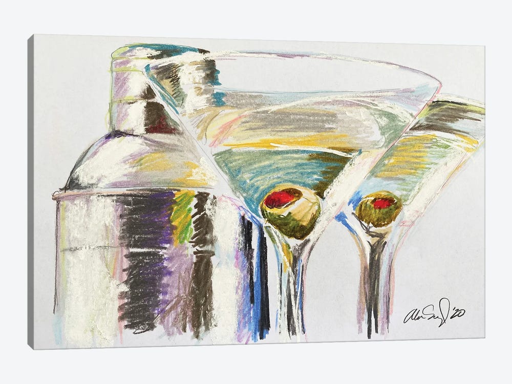 Cheers II by Alan Segal 1-piece Canvas Art Print