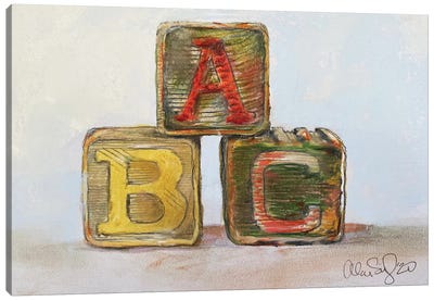 ABC Canvas Art Print