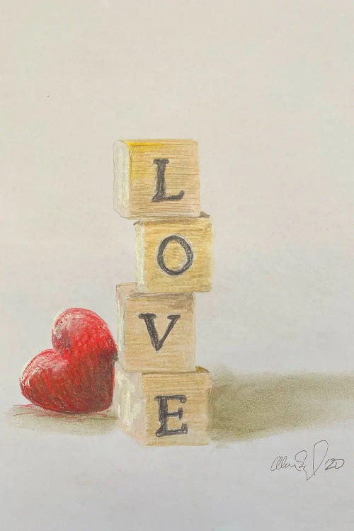 Love II by Alan Segal wall art