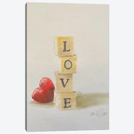 Love II Canvas Print #ASG7} by Alan Segal Canvas Art Print
