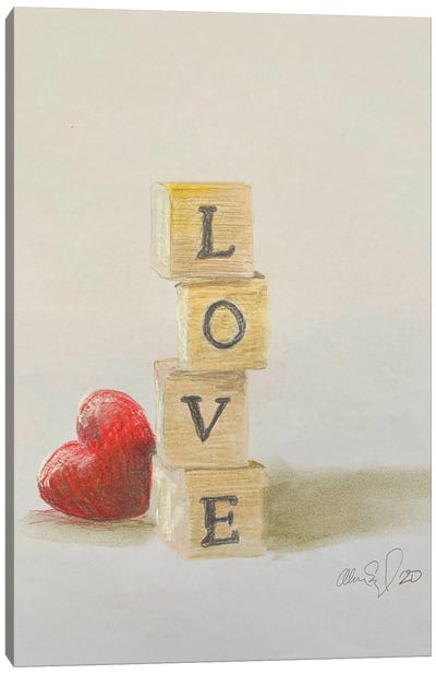 Love II Canvas Art Print