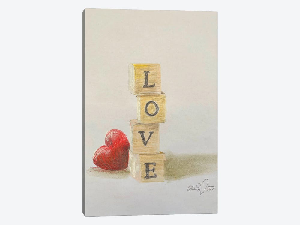 Love II by Alan Segal 1-piece Canvas Art