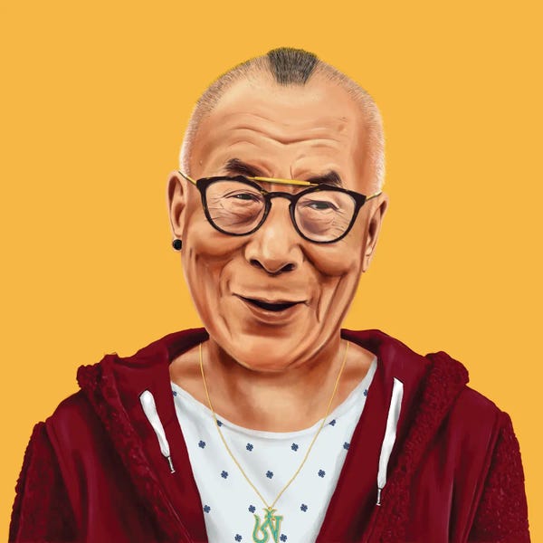 Satirical Humor: Dalai Lama by Amit Shimoni
