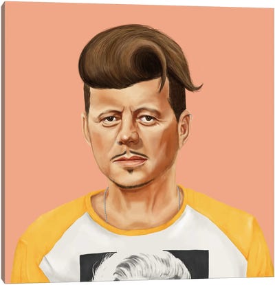 John Kennedy Canvas Art Print - Best Selling Portraits