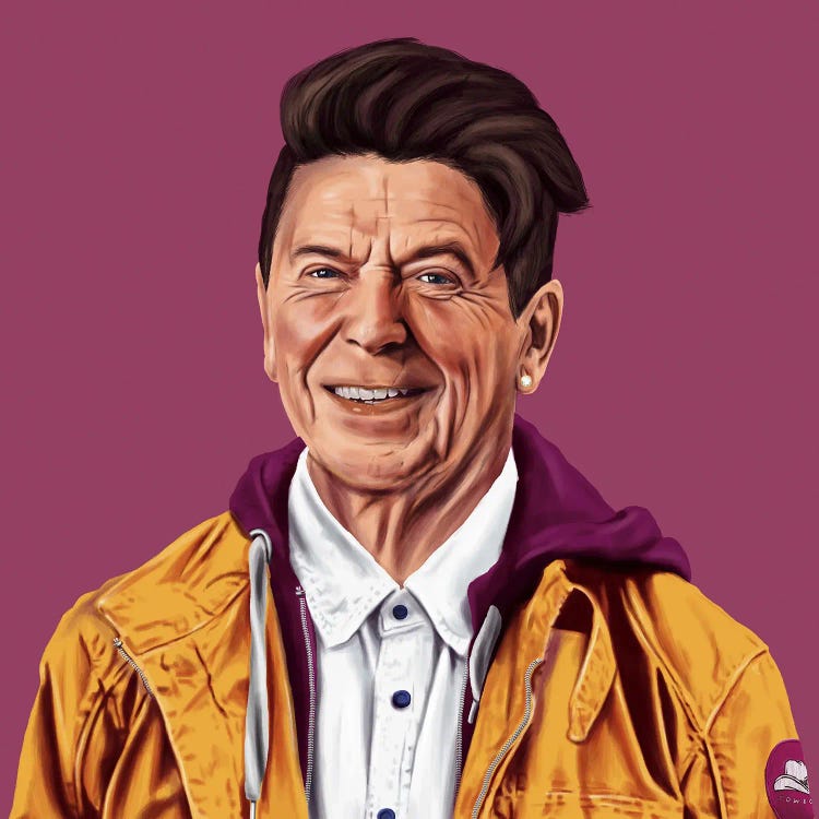 Ronald Reagan by Amit Shimoni wall art