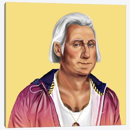 George Washington Canvas Print #ASI18} by Amit Shimoni Canvas Artwork
