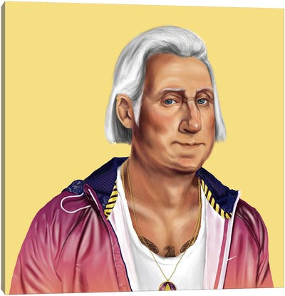 George Washington Canvas Art Print - Art by Middle Eastern Artists
