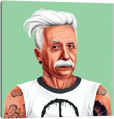 Einstein Canvas Art Print - Celebrity Art