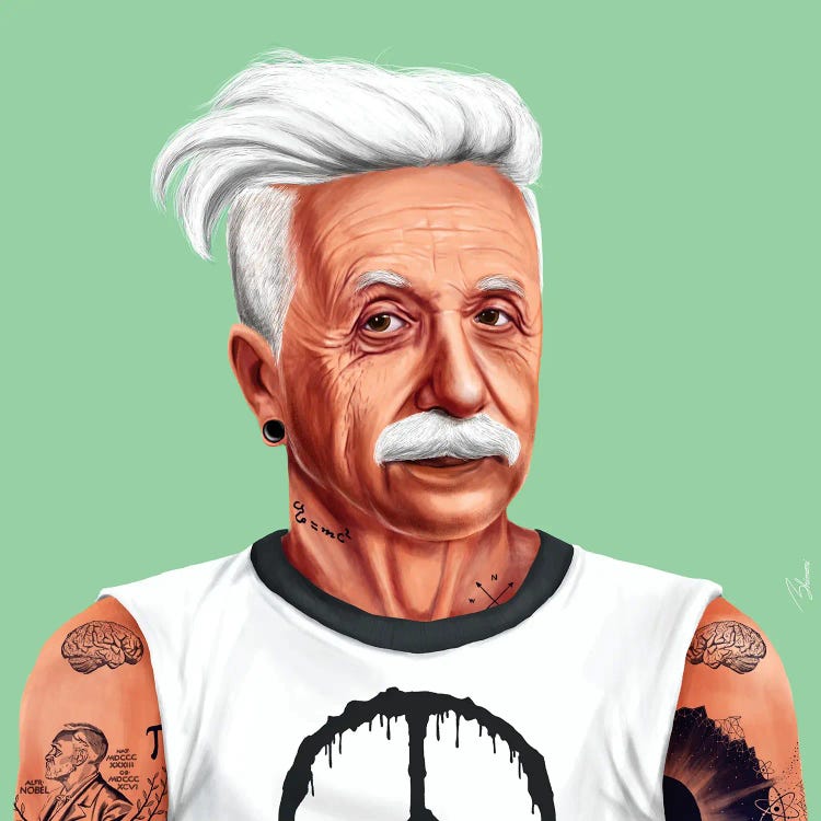 Einstein by Amit Shimoni wall art