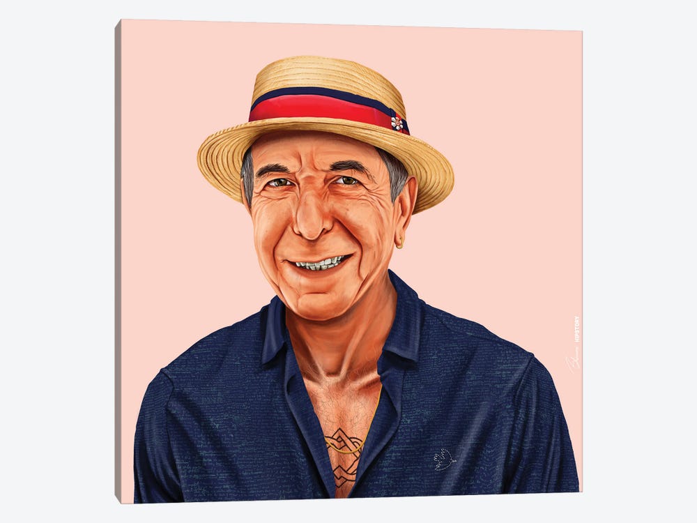 Leonard Cohen by Amit Shimoni 1-piece Canvas Artwork