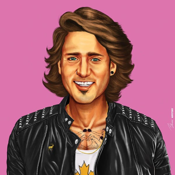Amit Shimoni: Justin Trudeau by Amit Shimoni