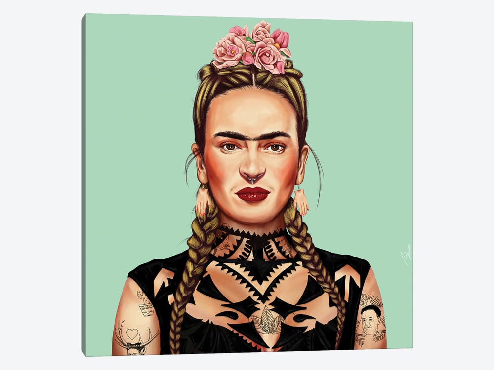 Frida Kahlo by Amit Shimoni 1-piece Canvas Print
