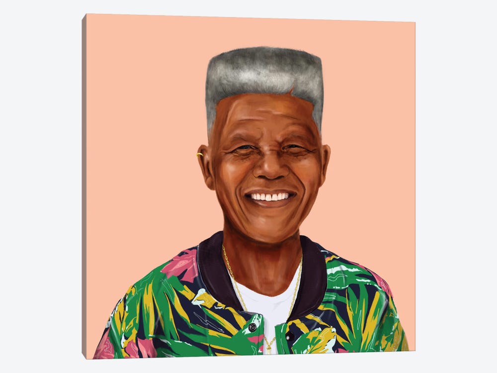 Nelson Mandela by Amit Shimoni 1-piece Canvas Artwork