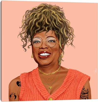 Oprah Winfrey Canvas Art Print - Amit Shimoni