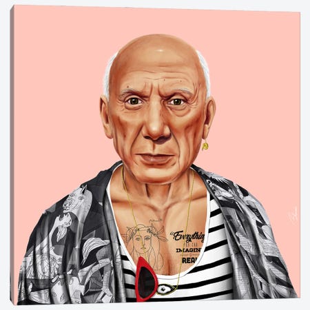 Pablo Picasso Canvas Print #ASI45} by Amit Shimoni Canvas Wall Art