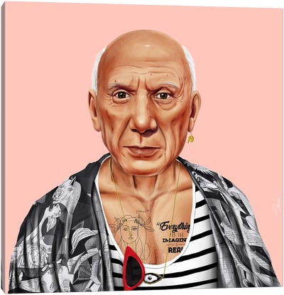 Pablo Picasso Canvas Art Print - Amit Shimoni