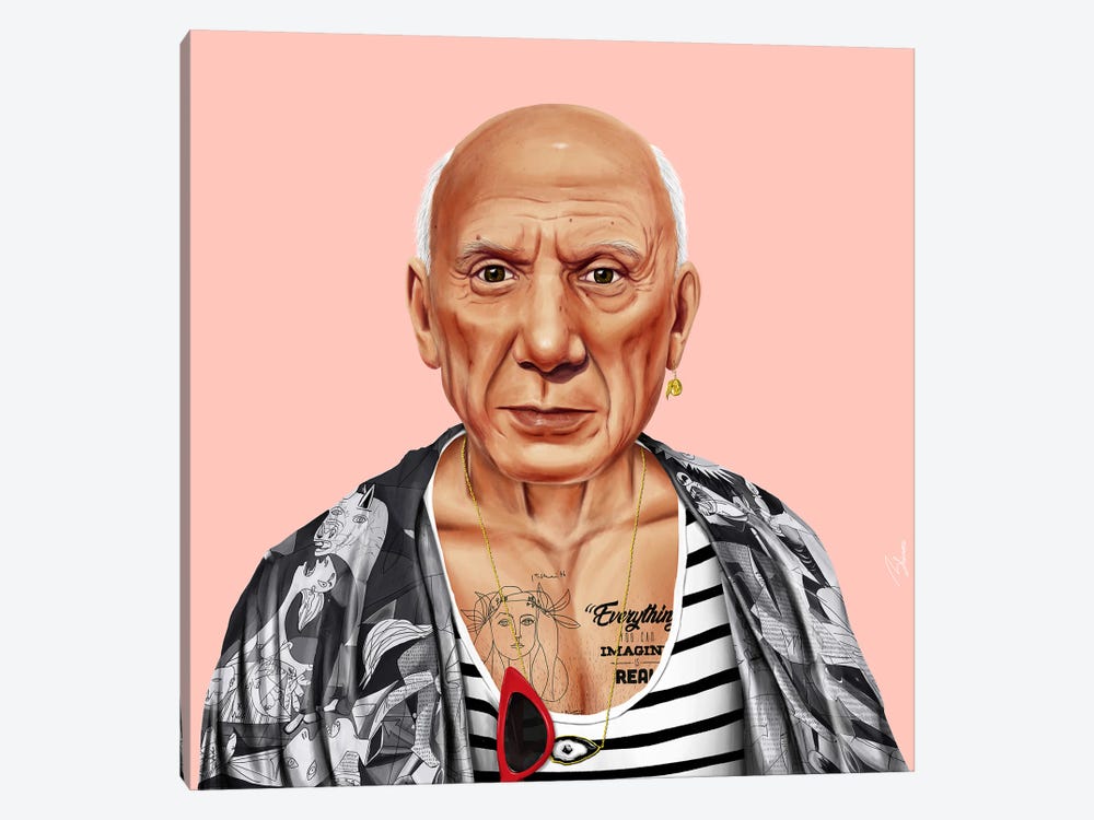 Pablo Picasso by Amit Shimoni 1-piece Art Print