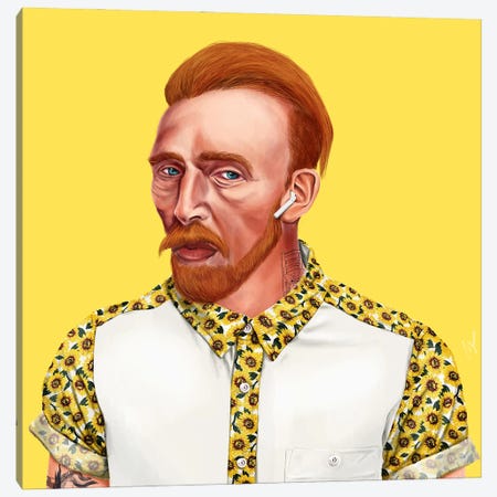 Vincent Van Gogh Canvas Print #ASI47} by Amit Shimoni Canvas Artwork