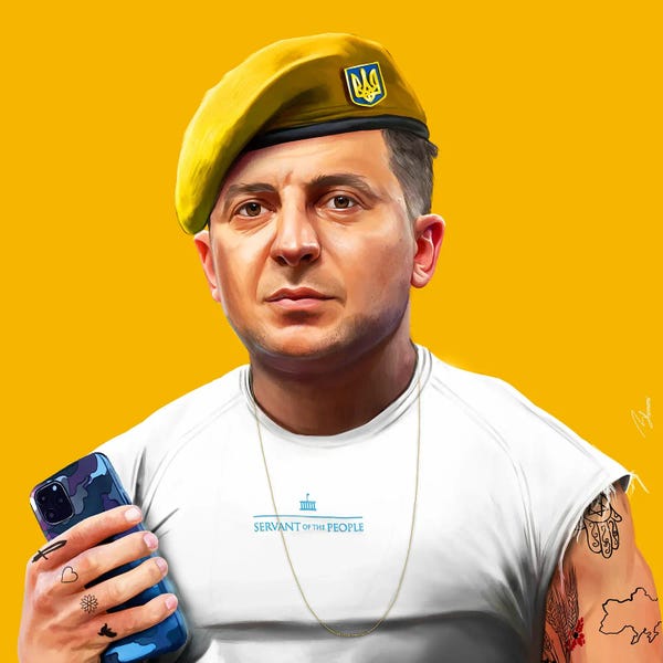 Amit Shimoni: Zelensky by Amit Shimoni