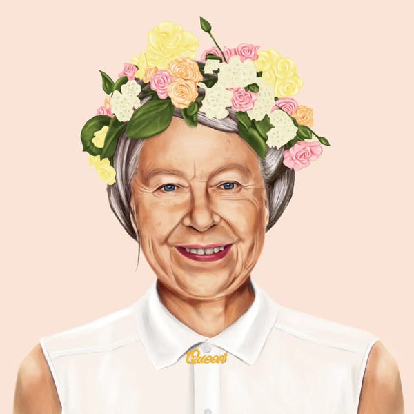 Satirical Humor: Queen Elizabeth by Amit Shimoni