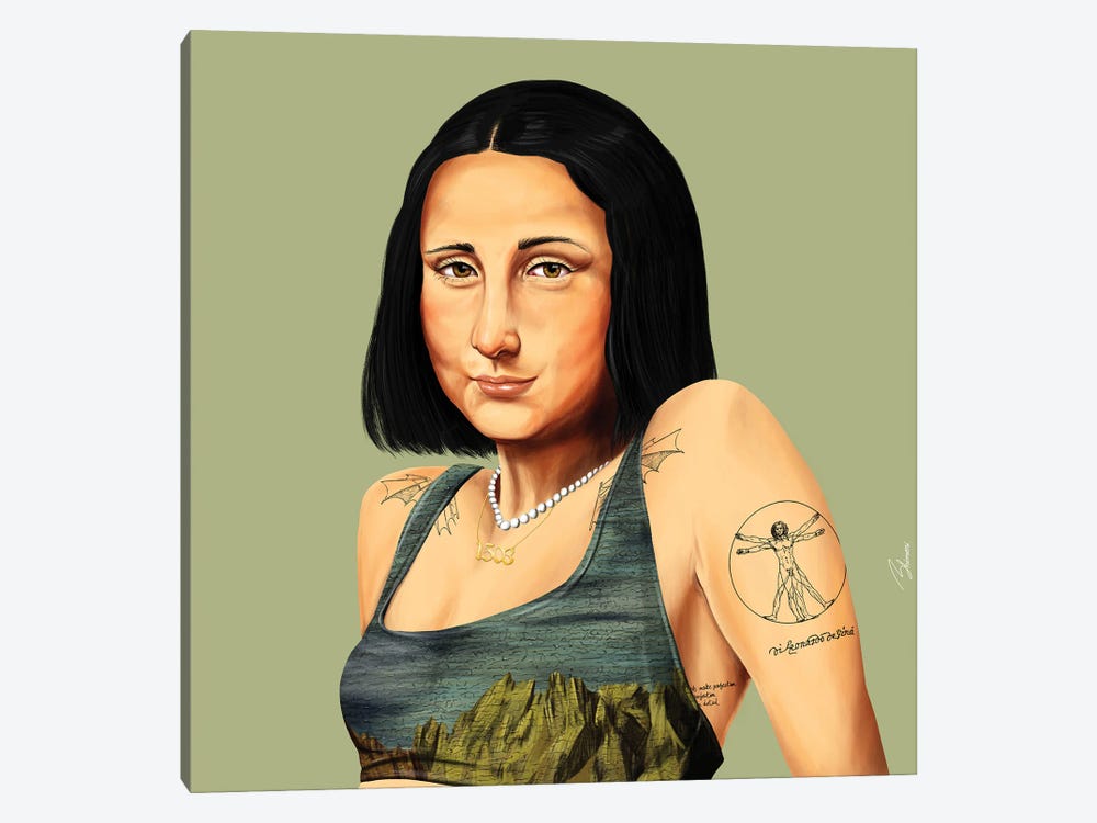 Mona Lisa by Amit Shimoni 1-piece Canvas Art