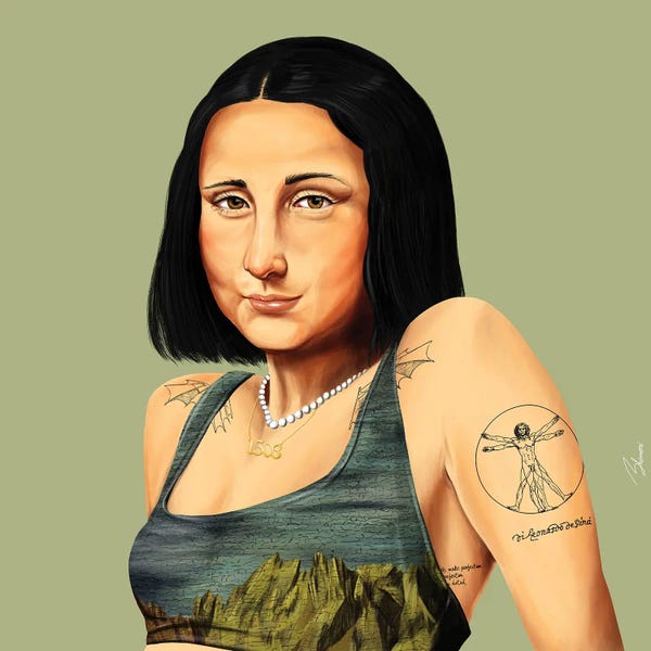 Pop Art: Mona Lisa by Amit Shimoni