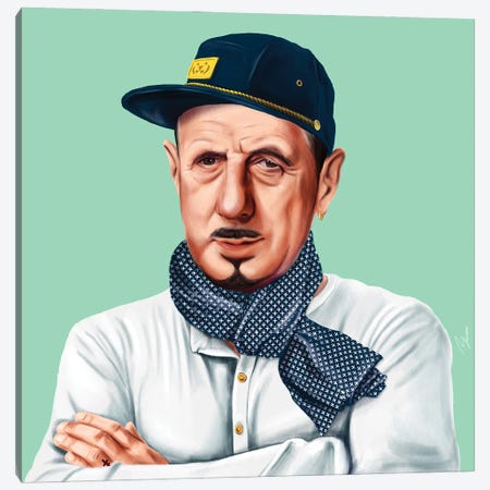 Charles De Gaulle Canvas Print #ASI67} by Amit Shimoni Canvas Wall Art