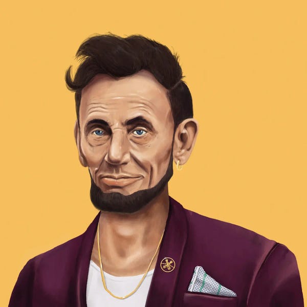 Pop Art: Abraham Lincoln by Amit Shimoni