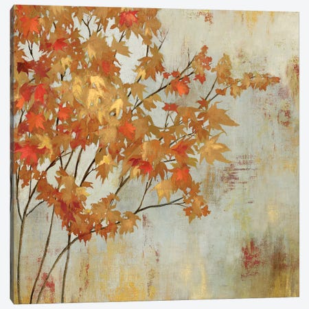 Golden Foliage Canvas Print #ASJ125} by Asia Jensen Canvas Art