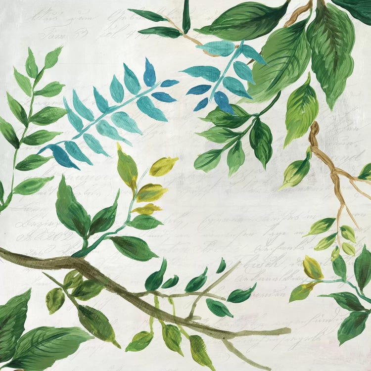 Lush Leaves by Asia Jensen wall art