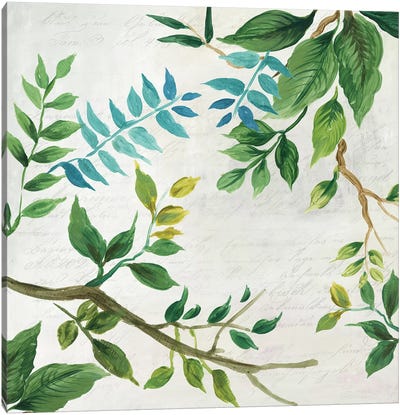 Lush Leaves Canvas Art Print - Asia Jensen