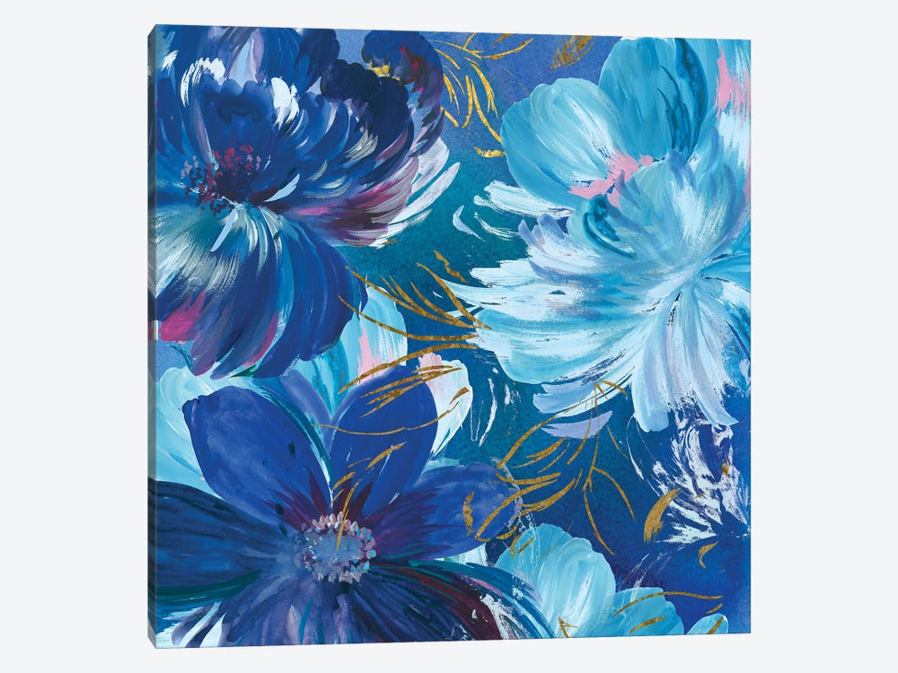 Midnight Floral II by Asia Jensen 1-piece Art Print