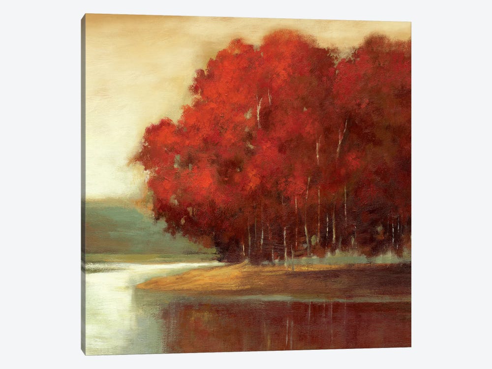Touch Of Red by Asia Jensen 1-piece Canvas Wall Art