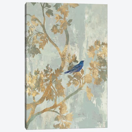 Blue Bird Canvas Print #ASJ29} by Asia Jensen Canvas Wall Art