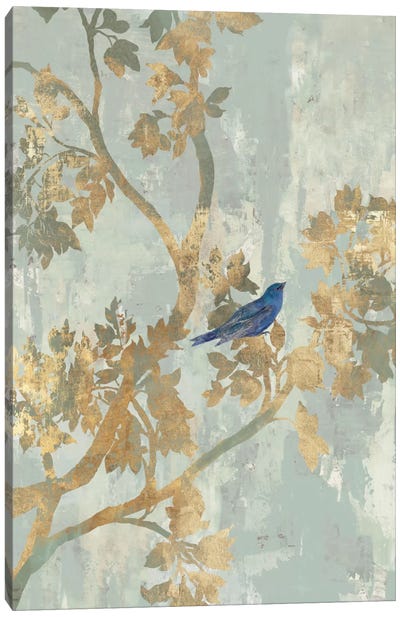 Blue Bird Canvas Art Print - Asia Jensen