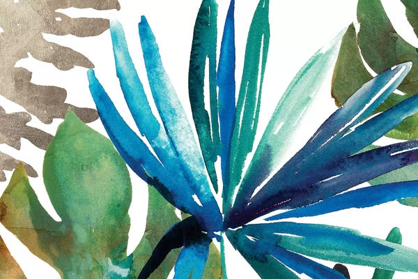 Tropical Living Room: Tropic Sway I by Asia Jensen