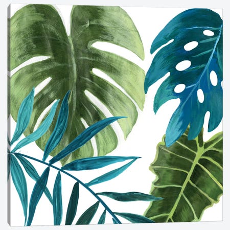 Tropical Leaves I Canvas Print #ASJ303} by Asia Jensen Art Print