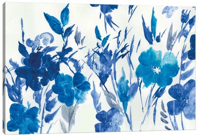 Blue Meadow Canvas Art Print
