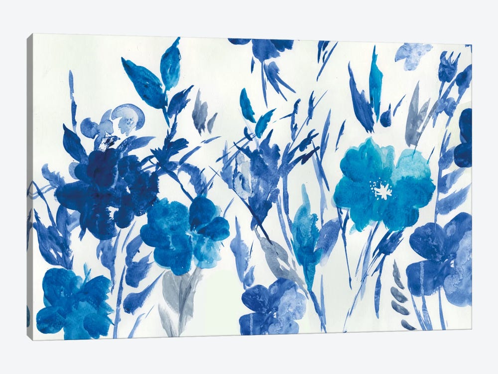 Blue Meadow by Asia Jensen 1-piece Canvas Print