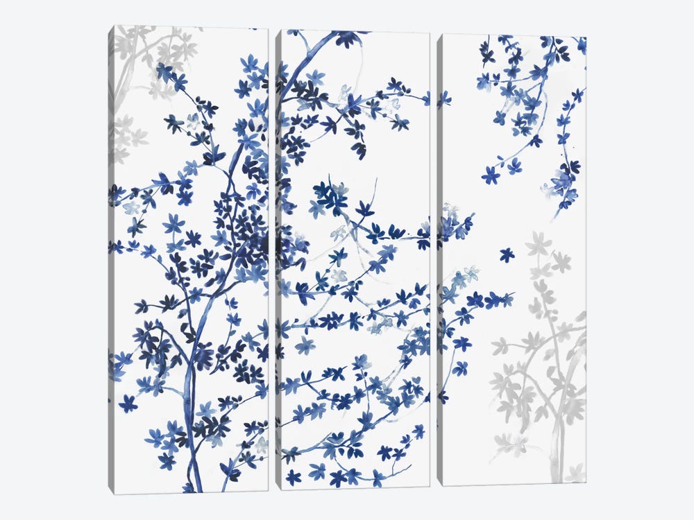 Blue Ivy by Asia Jensen 3-piece Canvas Print