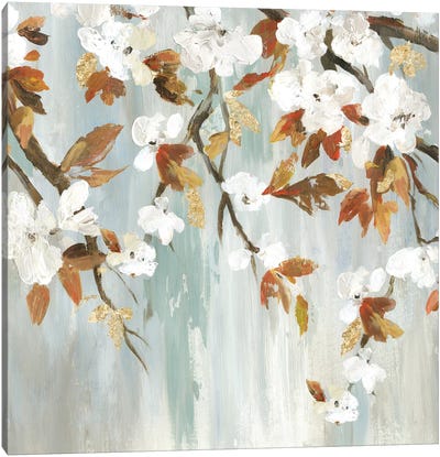 Golden Blooms III Canvas Art Print - Almond Blossoms