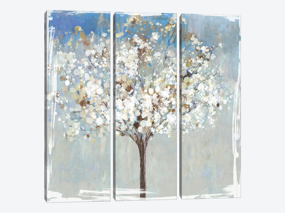 Winter Still Tree  3-piece Canvas Art Print