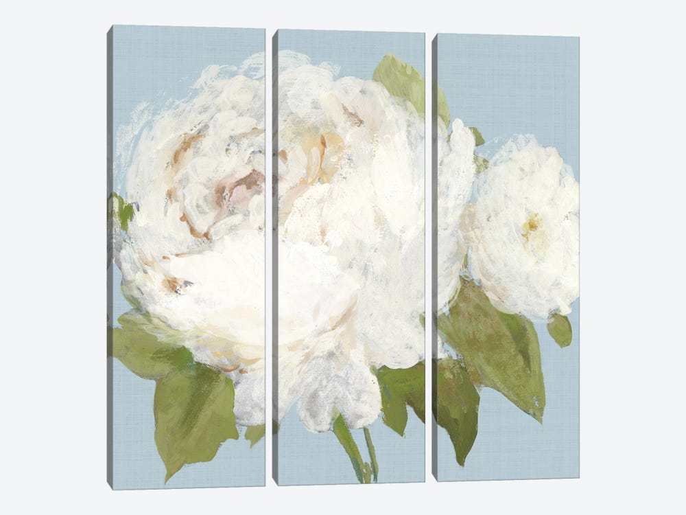 Flowers by the Sea II by Asia Jensen 3-piece Canvas Print