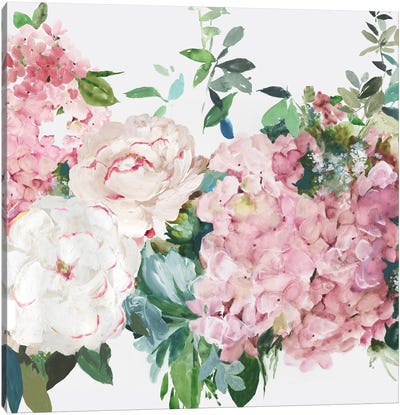 Spring Story I Canvas Art Print - Hydrangea Art